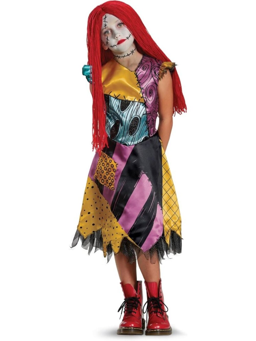 Deluxe Kids Sally Costume from Nightmare Before Christmas - Spooky Halloween